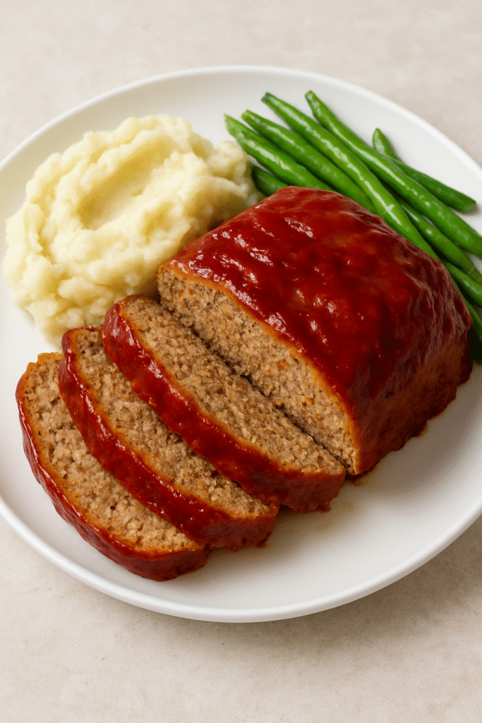Homemade Meatloaf with Sides Homemade Meatloaf With Sides 683x1024